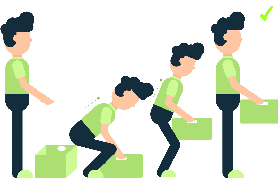 Kako pravilno dvigujemo težka bremena?